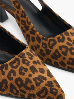 Leopard Print Kitten Heels