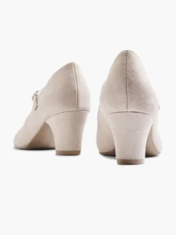 Light Pink Mid Heel Court