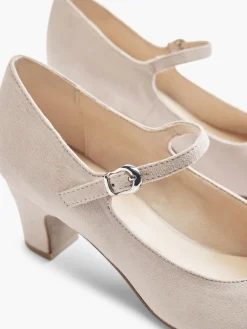 Light Pink Mid Heel Court