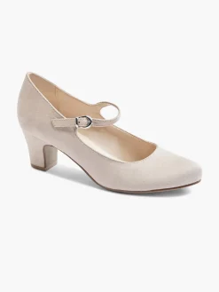 Light Pink Mid Heel Court