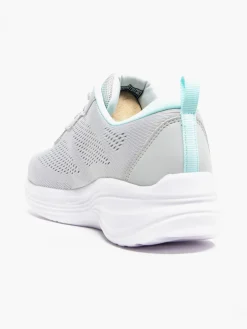 Lightweight Skechers Grey/Blue Trainers