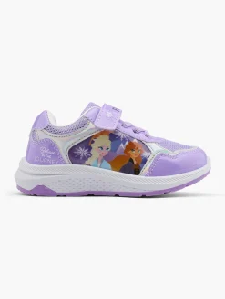 Lilac Frozen II Velcro Trainers