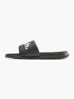 Mens Bench Black Slides