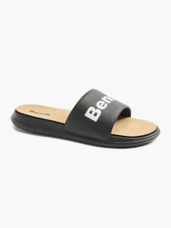 Mens Bench Black Slides