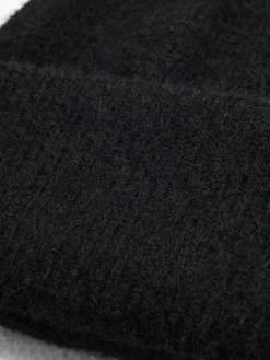 Mens Black Beanie Hat