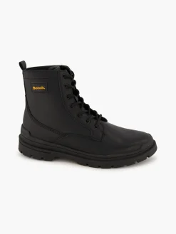 Mens Black Lace Up Boots