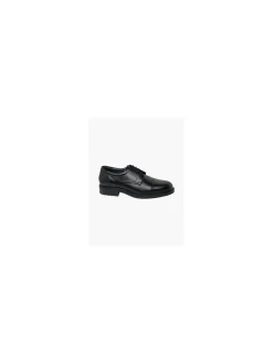 Mens Black Toe Cap Formal Lace-up Shoes