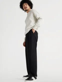 Mens Black/White Casual Trainers