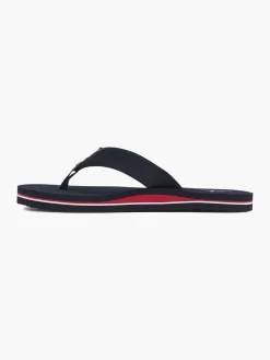 Mens Blue Fin Navy Toe Post Flip Flop