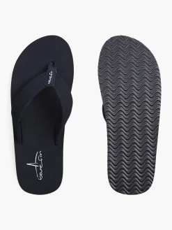 Mens Blue Fin Navy Toe Post Flip Flop