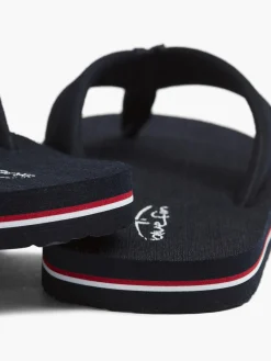 Mens Blue Fin Navy Toe Post Flip Flop