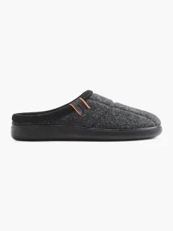 Mens Casa Mia Grey Mule Slipper