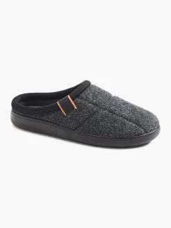Mens Casa Mia Grey Mule Slipper