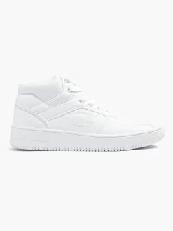 Mens Champion White Rebound 2.0 Mid Trainers