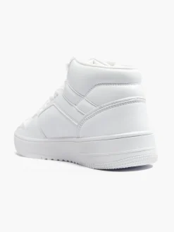 Mens Champion White Rebound 2.0 Mid Trainers
