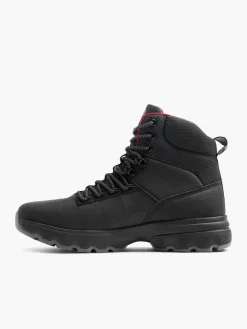 Mens Fila Lace Up Black Boot