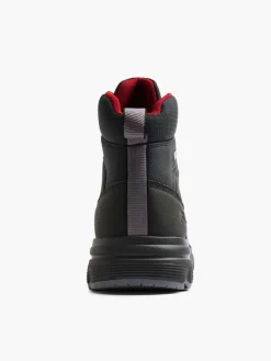 Mens Fila Lace Up Black Boot