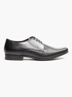 Mens Formal Black Leather Lace-up Shoes
