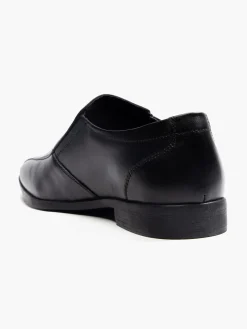 Mens Hush Puppies Slip On Formal Black Shoes