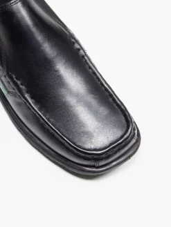 Mens Kickers Black Fragma Slip On Shoes