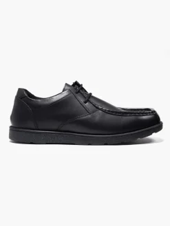 Mens Lace Up Black Casual Shoe