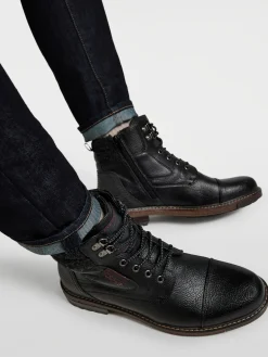 Men's Lace Up Boot Black