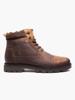 Men's Lace Up Casual Brown Boot