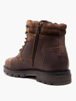 Men's Lace Up Casual Brown Boot