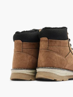 Mens Landrover Tan Causal Lace-up Boots