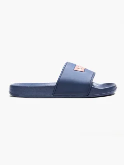 Mens Levi Navy Slides