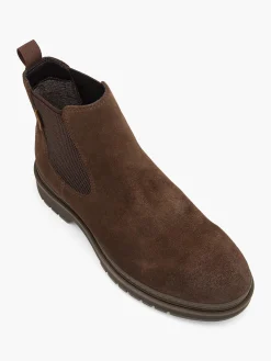 Men's Lisbona Suede Chelsea Boot Brown