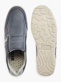 Mens Memphis One Blue Slip-on Shoes
