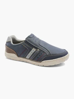 Mens Memphis One Blue Slip-on Shoes
