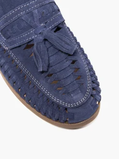 MENS SUEDE INTERWEAVE LOAFERS