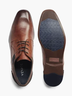 Mens Tan Formal Lace-up Shoe