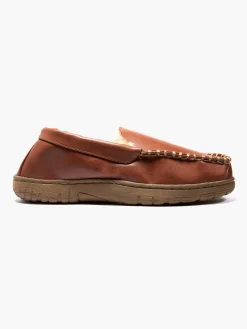 Mens Tan Slippers
