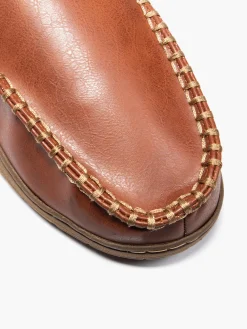 Mens Tan Slippers