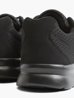 Mens VTY Black Lace-up Trainers