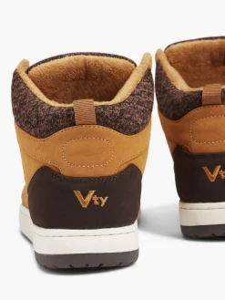Mens VTY Tan Midcut Lace-up Boots