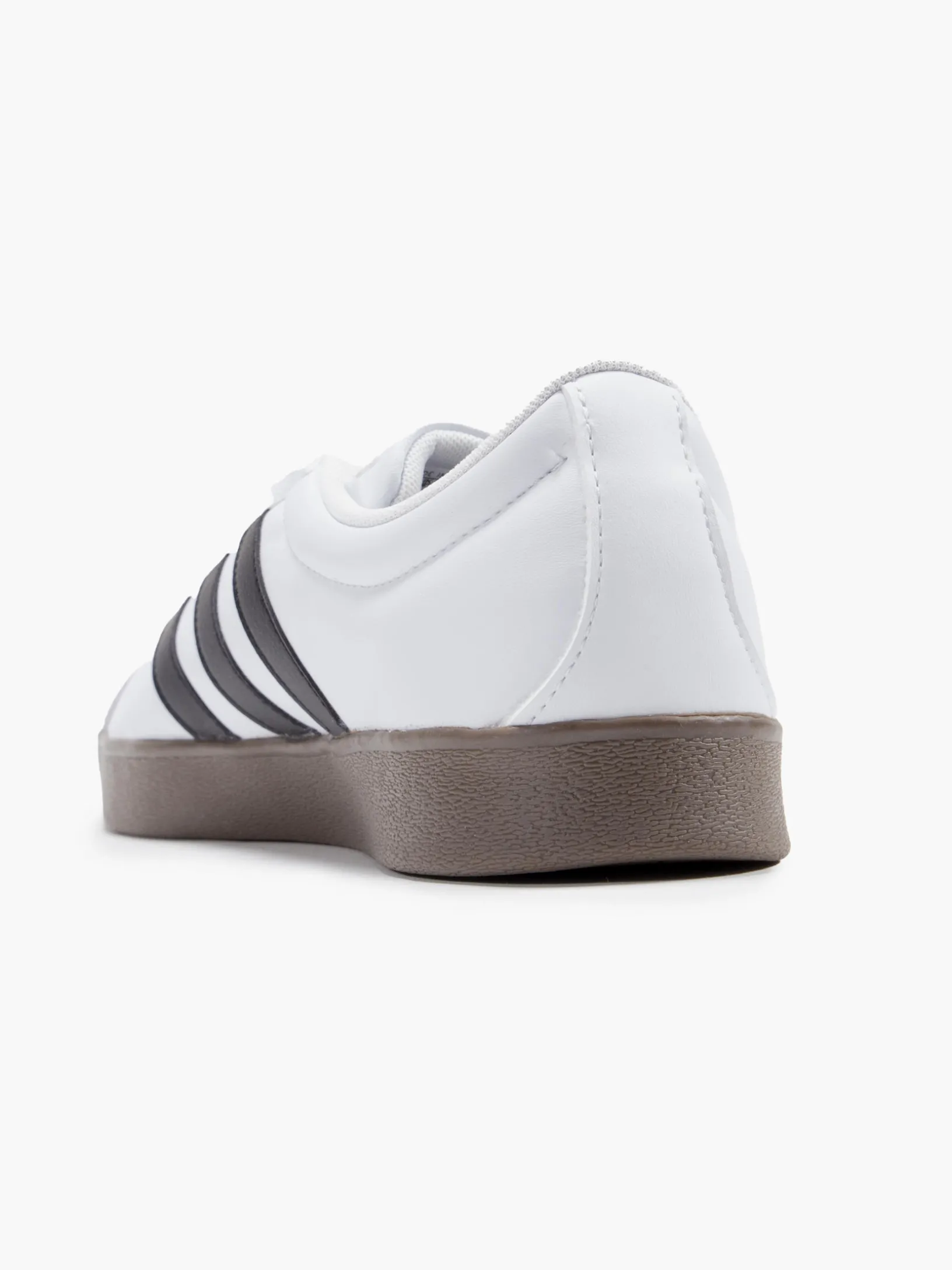 Men's White/Brown/Black VL Court Base Trainers