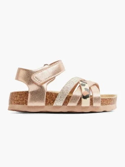 Metallic Footbed Sandal