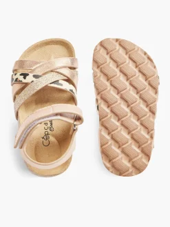 Metallic Footbed Sandal