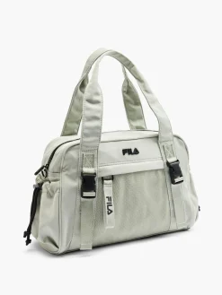 Mint Green Fila Shoulder Bag with Mesh Panelling and Buckle Details
