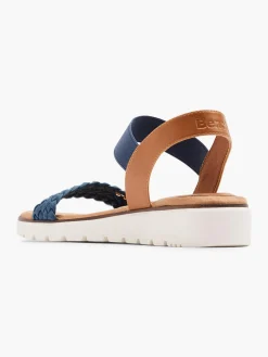 Navy and Brown Bench Sandal