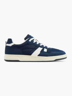 Navy Lace Up Trainers