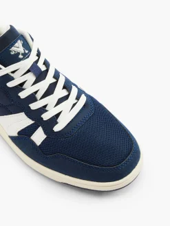 Navy Lace Up Trainers