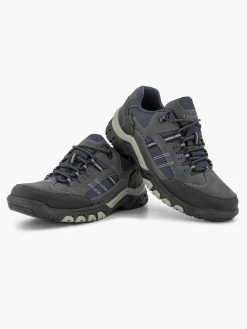 Navy Lace Up Trekking Shoes