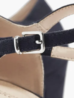 Navy Platform High Heel