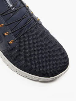 Navy/Brown Slip On Casual