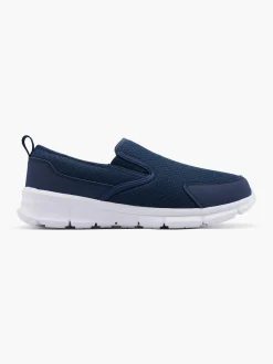 New Zeal Navy Slip On Trainers
